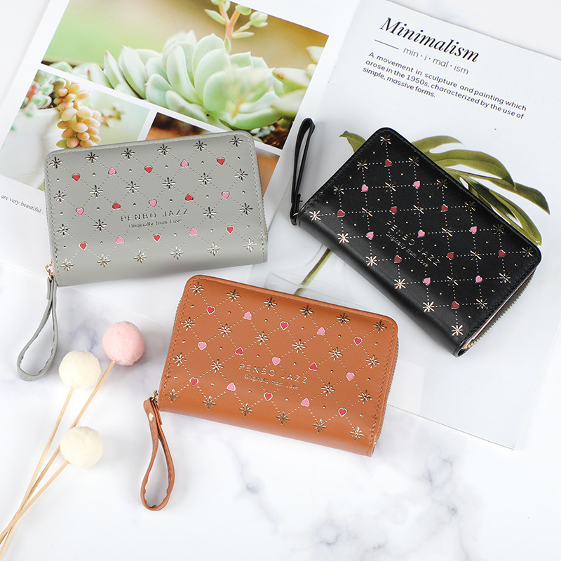 Card Holder New Ladies' Purse Medium Female Women's Fashion Trendy Bags Pu Wallet Small Wallet Women's Handbag