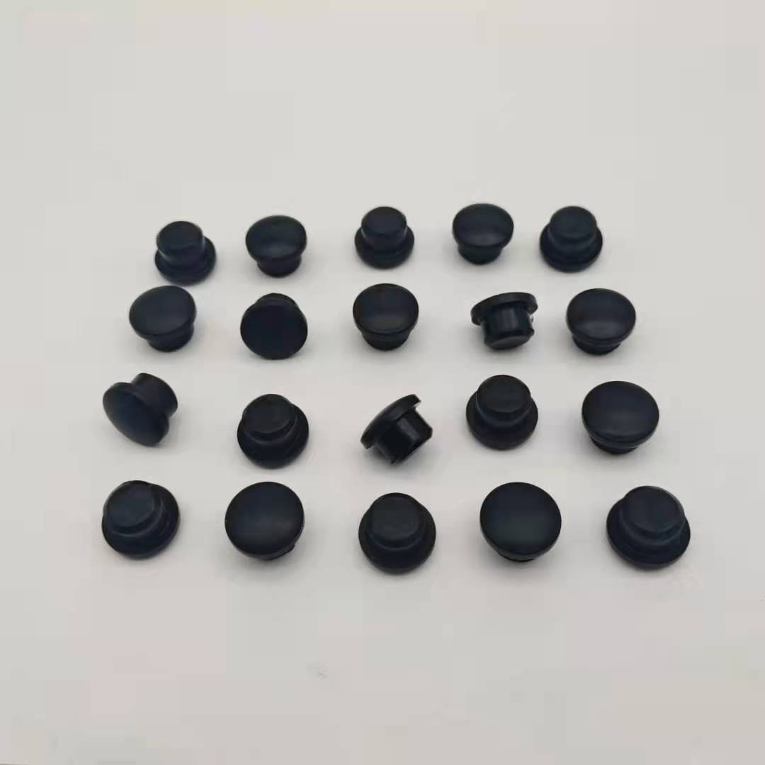 定制t型硅胶塞子 橡胶牢固圆形堵头 锥形胶塞 不锈钢板螺丝孔塞子