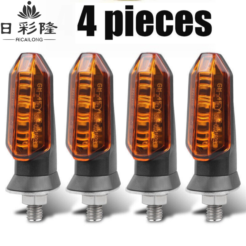 摩托车led转向灯 e1适用本田改装信号灯 电动车3led警示灯 转弯灯