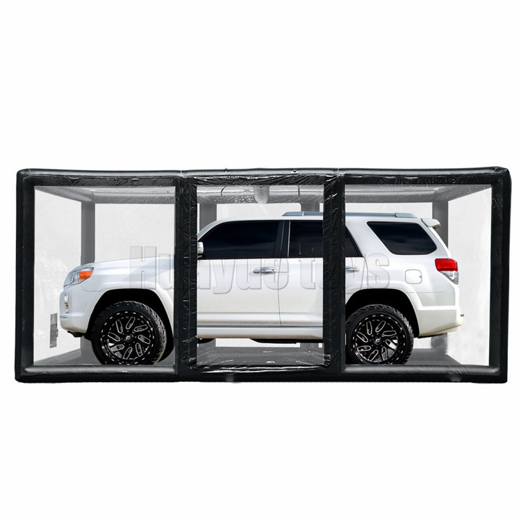 Inflatable Mobile Garage Sunshade Parking Cover Exhibition Transparent Tent Car Beauty Spray Room Dust-Free Building-Free