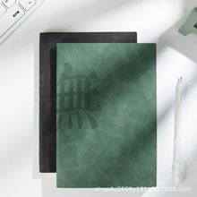 现货A5贴芯记事本软面平装日记本子笔插软皮PU笔记本可印LOGO