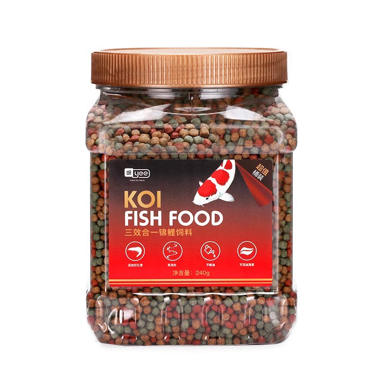 Yee Koi Food High Spirulina Guppy Color Increasing Particles Fish Food Floating General-Purpose Fish Food Fish Feed Wholesale