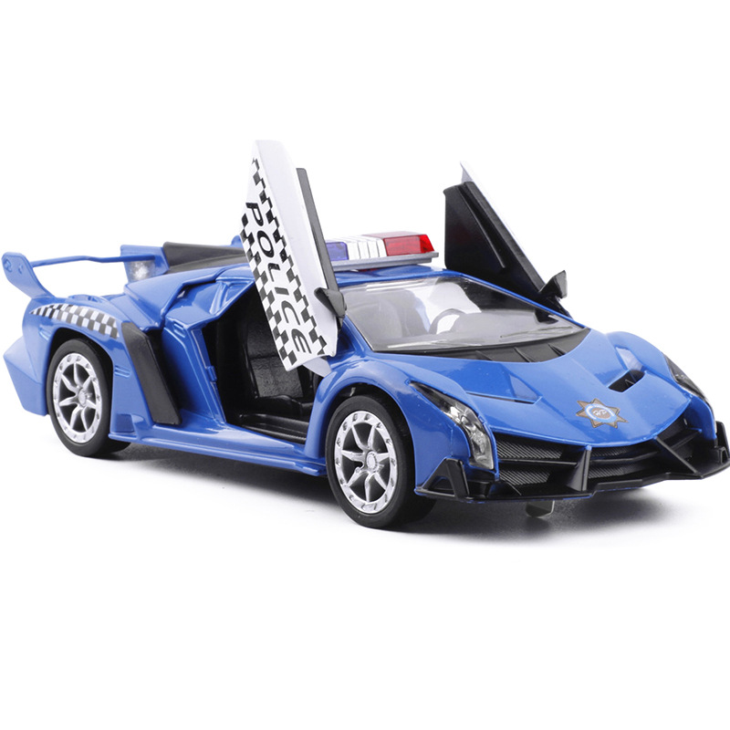 【散】蒂雅多1:32合金车110警车 公安汽车模型 儿童玩具车 679s