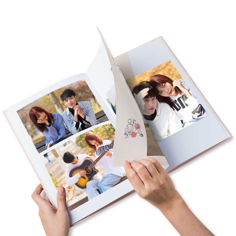 照片书相册本纪念册情侣diy制作 洗照片做成书打印成册七夕