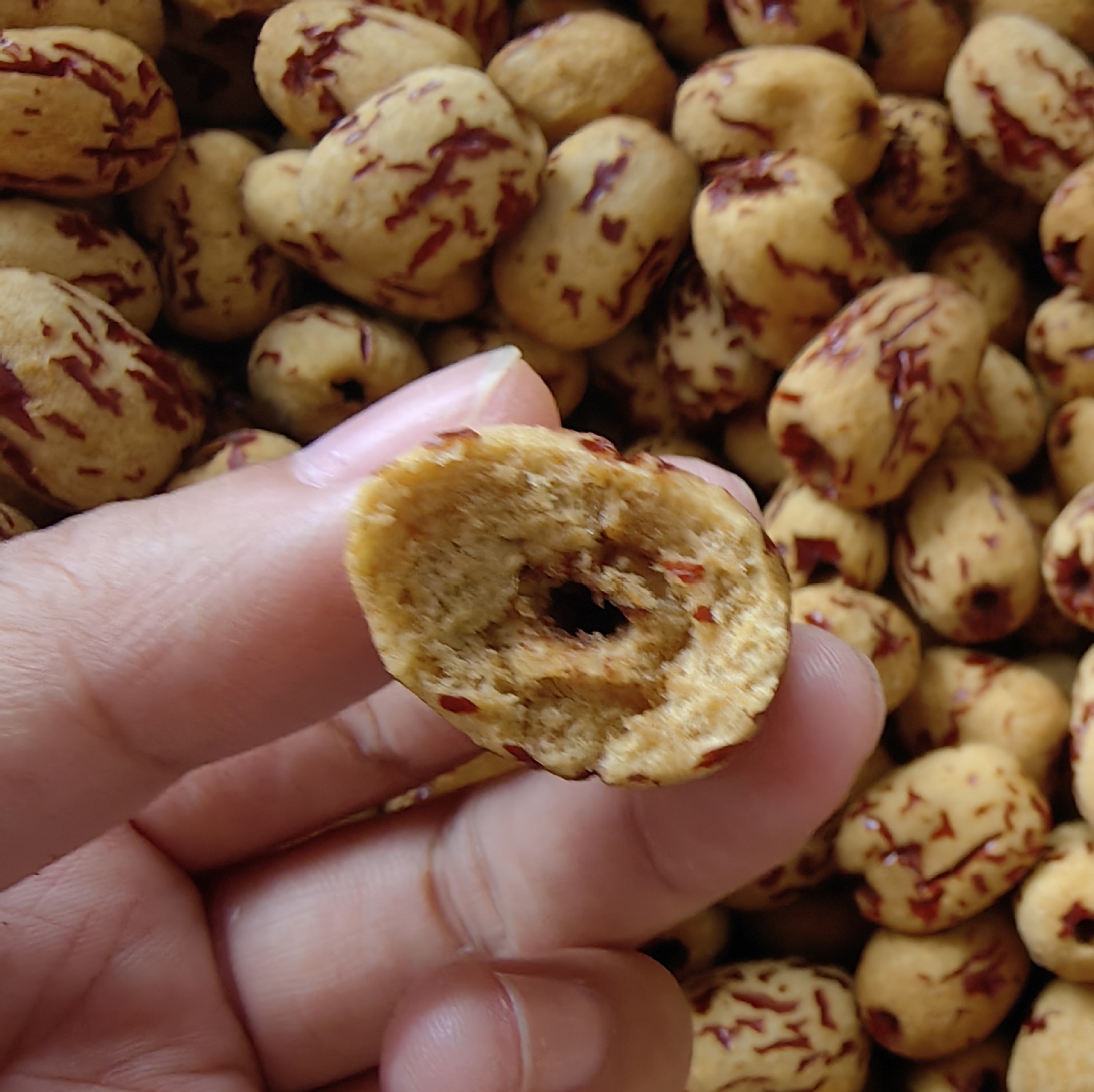 去皮去核的红枣新疆红枣去皮虎皮红枣 无核红枣去皮灰枣一件代发