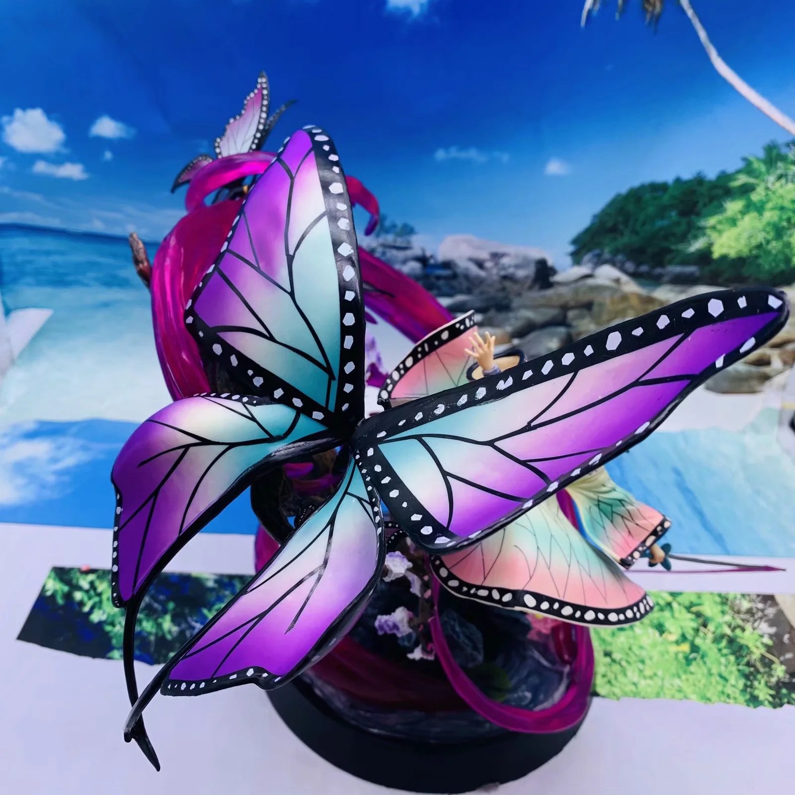 鬼灭之刃gk 魔方蝴蝶忍 虫柱蝴蝶1/6共鸣第二弹 限量雕像手办摆件