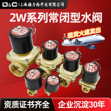 上海德力西开关水阀DN15 2W-160-15水阀2W-250-25电磁阀常闭常开