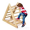 indoor woodiness children Climbing child Triangle Jungle gym woodiness household Physical fitness motion train Jungle gym