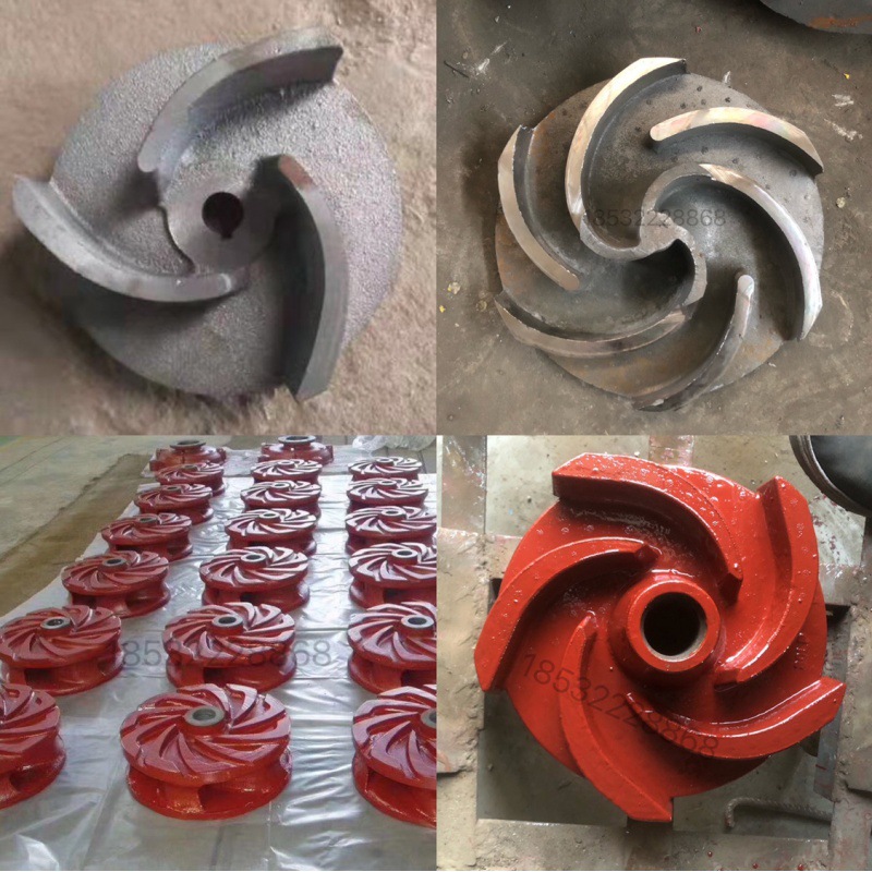 yz液下渣浆泵叶轮zjq潜水渣浆泵叶轮65qv 100rv sp立式渣浆泵叶轮