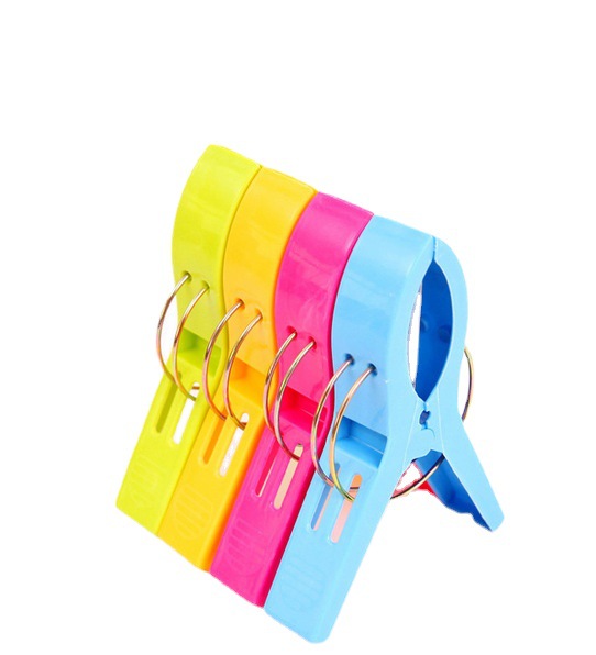 [Factory in Stock] Special Offer Plastic New Material Strong Windproof Clip Big Quilt Clip Sun Clip Clothespin Cross-Border Beach