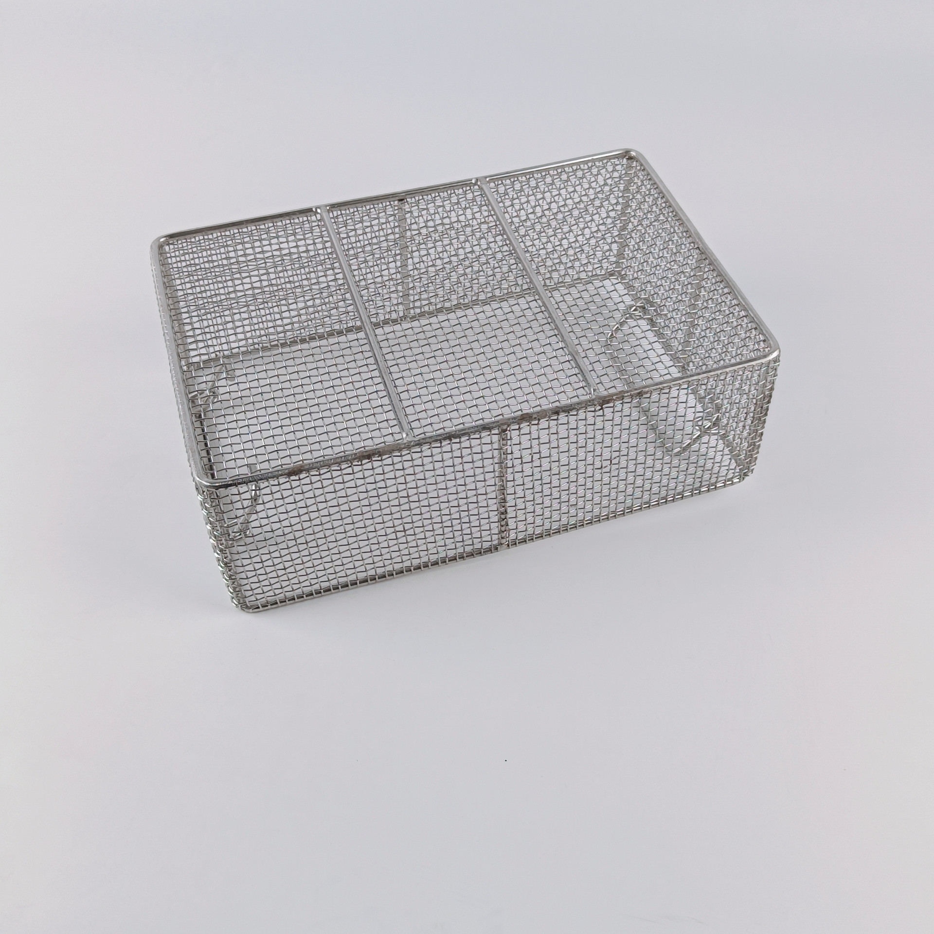 不锈钢网筐网篮 304清洗消毒筐带提手超声波清洗篮子 沥水篮