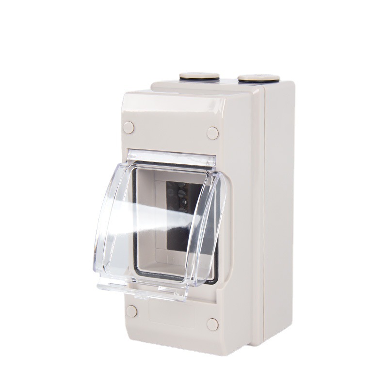 赛普批发3位明装塑料空气开关盒小型断路器保护盒塑料空开盒