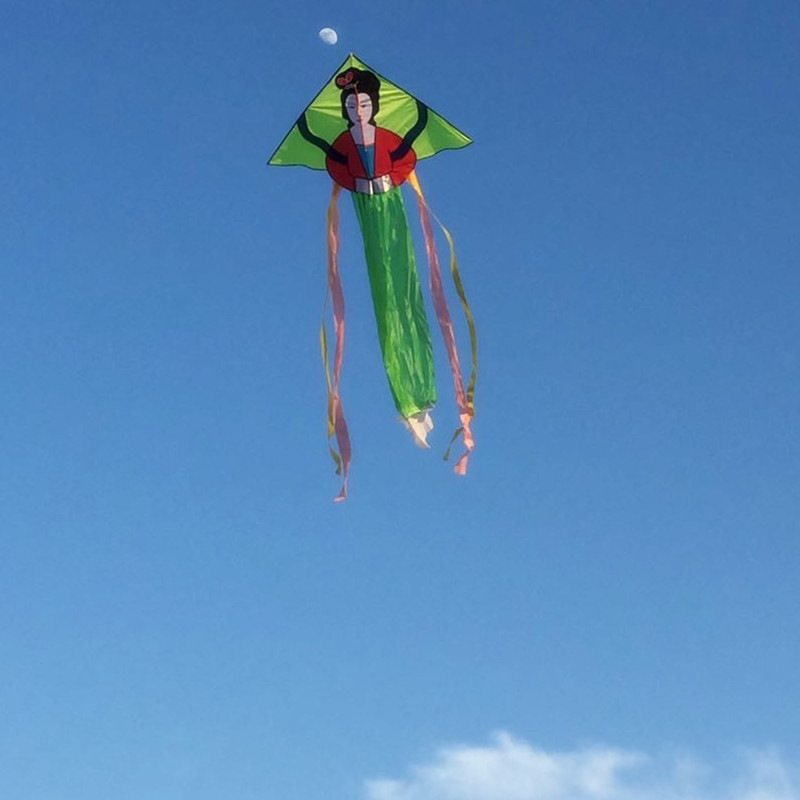 沈阳新款仙女风筝美女风筝嫦娥飘带风筝1.55米*3.5米漂亮易飞包邮