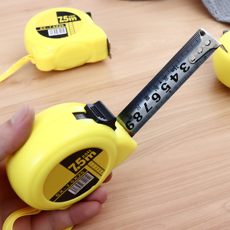 源头厂家abs塑料钢卷尺高精度3米5米7.5米10米盒尺米尺测量工具尺