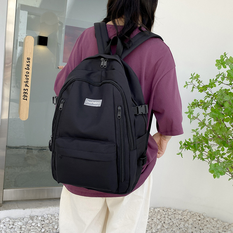 Large Capacity Backpack Men's Backpack Men's Casual Travel Bag Computer Schoolbag Middle School Student Junior High School Student Trend