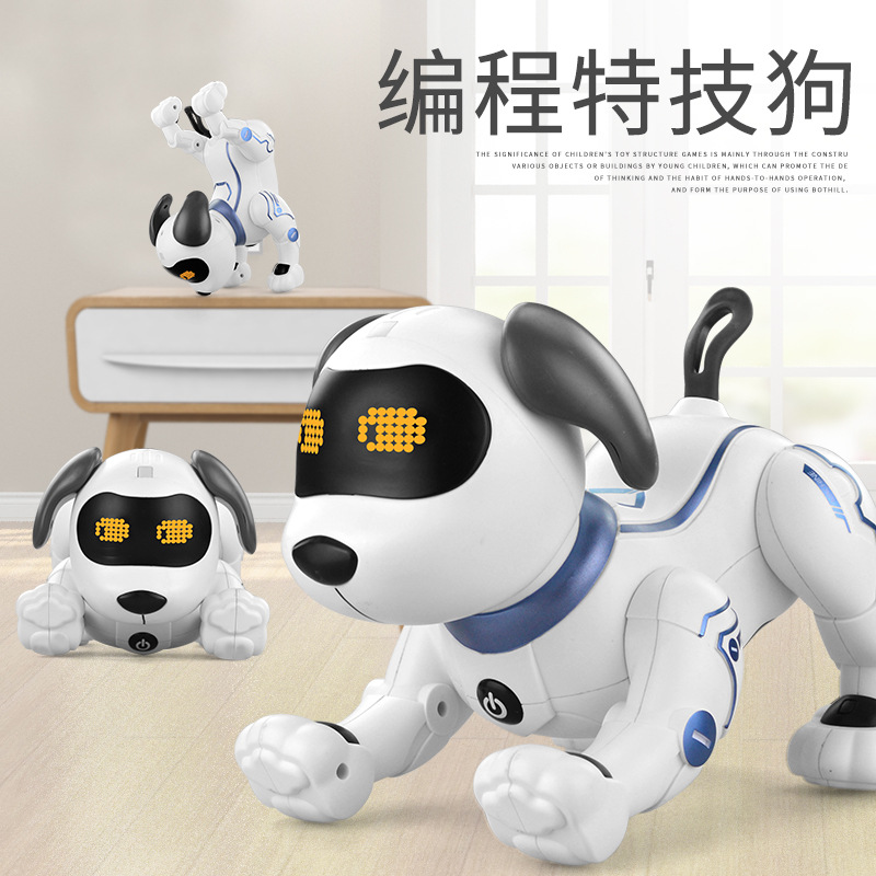 Leneng K16 Intelligent Robot Dog Programming Stunt Remote Control Dog Intelligent Robot Music Dancing Toy Robot Dog