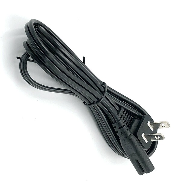 ul美标极性两插电源线 美式一大一小插片母头 美标公母对接延长线