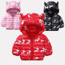 童装宝宝冬季棉袄儿童轻薄棉服男童女童款外套连帽婴幼儿冬装批发