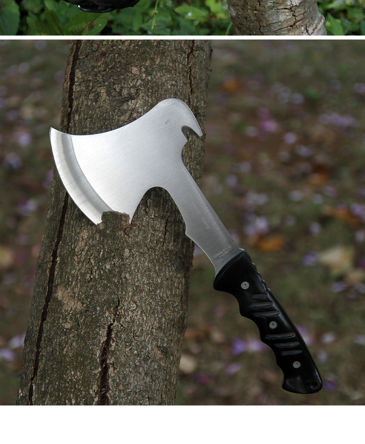 户外斧消防斧头露营家用木斧子工手斧采伐斧野营斧战地斧开山斧头