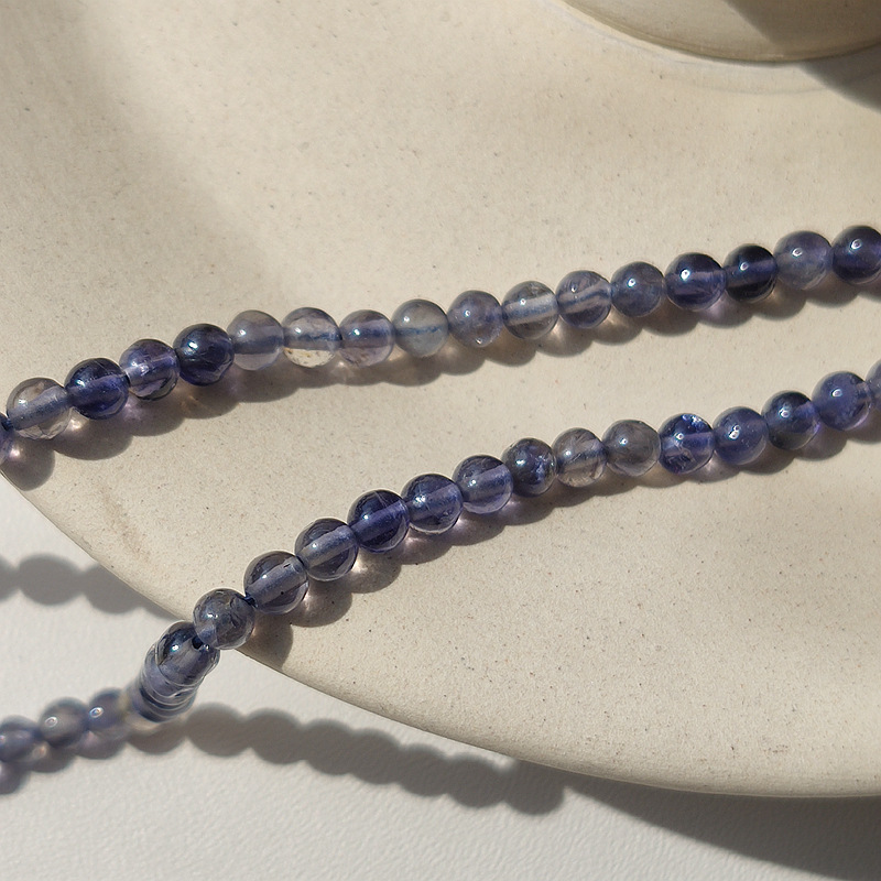5mm堇青石圆珠散珠串珠手串项链半成品diy饰品配件-阿里巴巴