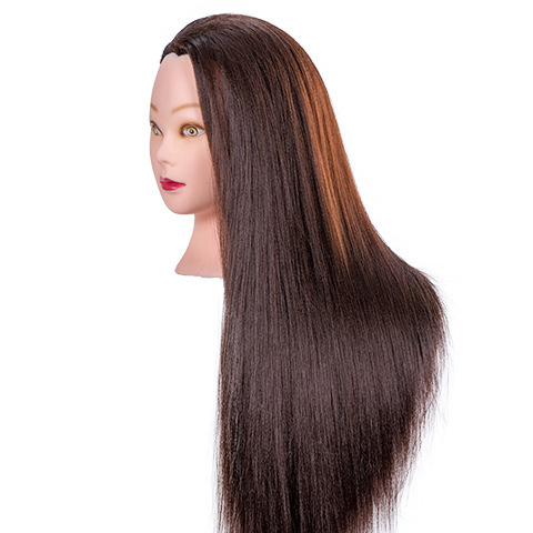 Corn Stigma Artificial Head Model Color Practice Braided Hair Updo Female Model Head Hairdressing Modeling Mannequin Head Artificial Hair Teaching