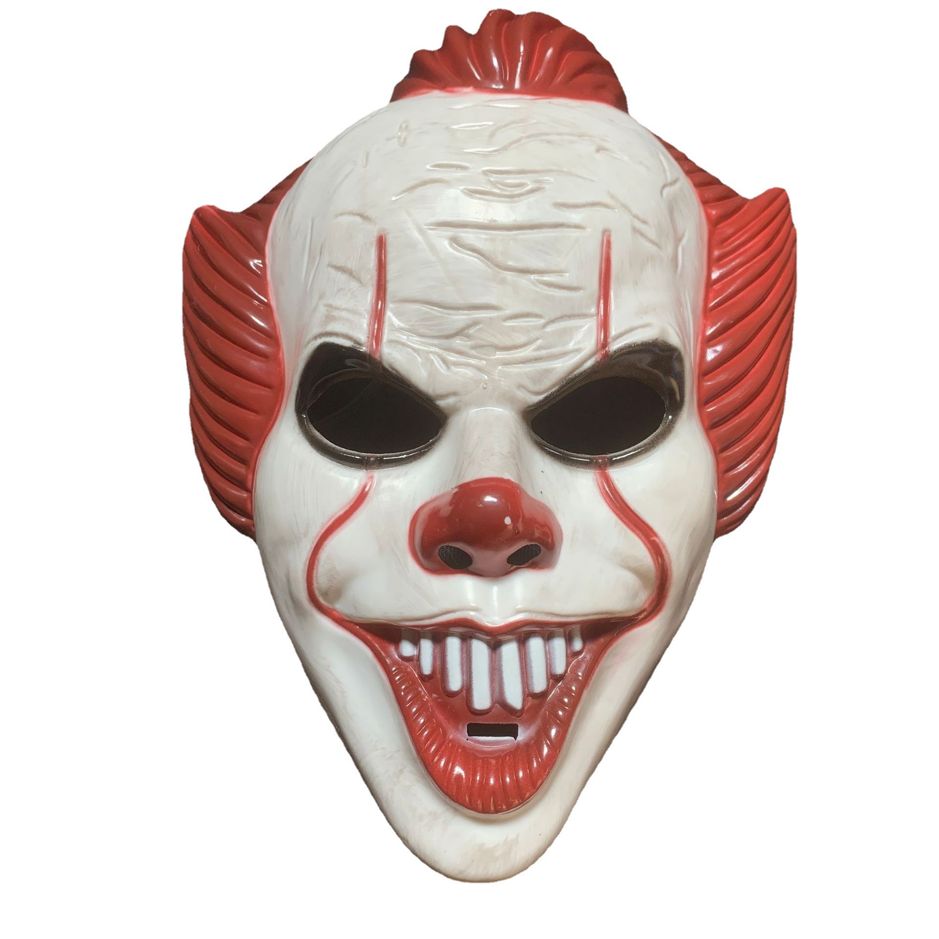 万圣节新款小丑回魂夜热销派对恐怖吓人密室逃亡真人npc小丑面具