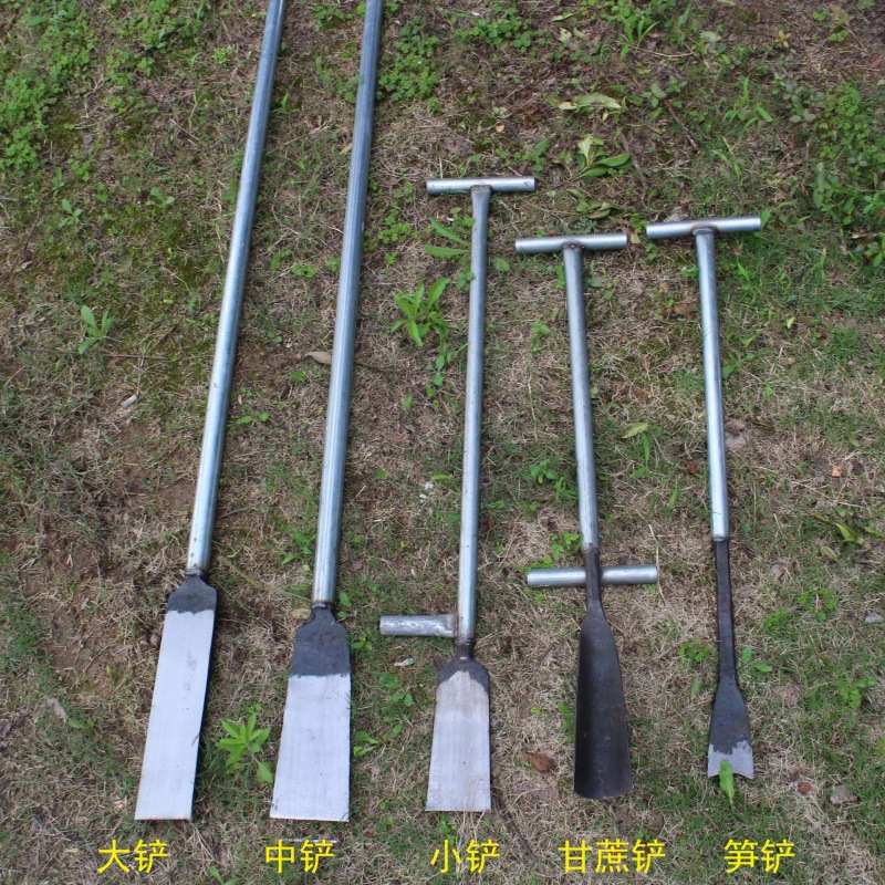 移树神器农用锻打挖树根铲挖坑起铲子锹电杆洞长款户外加厚铁铲子