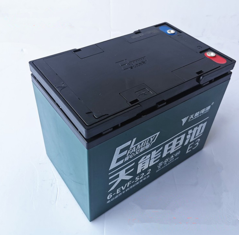 天能电池60v52a 四轮车电池6-evf-52(5只装)载重型三轮电动车电瓶