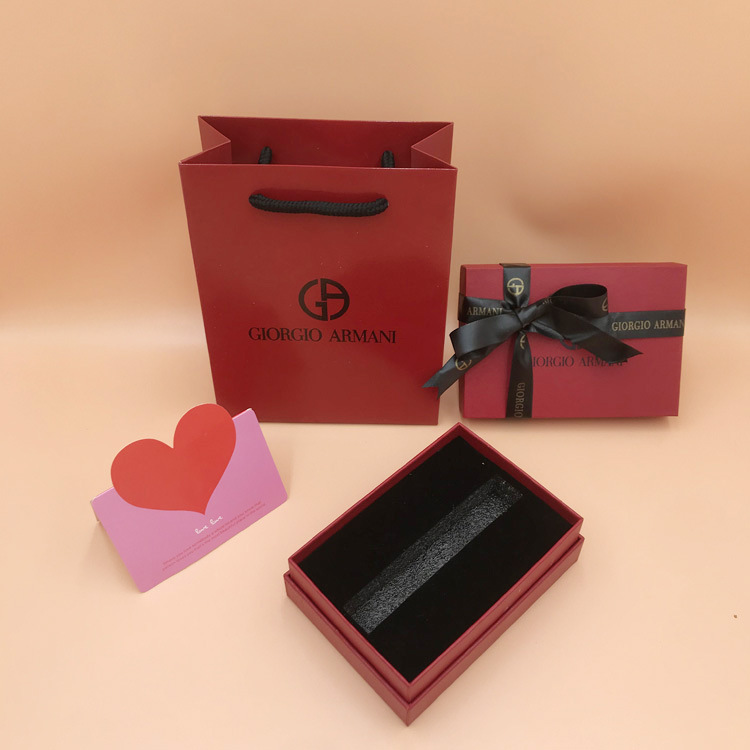厂家销售专柜版GI阿玛口红唇釉包装礼盒礼品盒批发手提袋购物礼袋