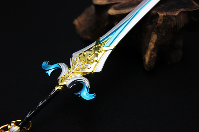 铄捷神手办 d款21cm祭礼大剑合金武器模型钥匙扣挂件摆件21厘米