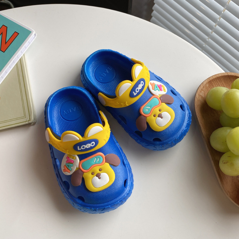 Children's Slippers Hole Shoes Girls Summer Cute Bath Non-Slip Home Kids Indoor Baby Shoes Boys