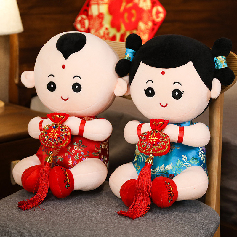 中国娃娃婚庆压床