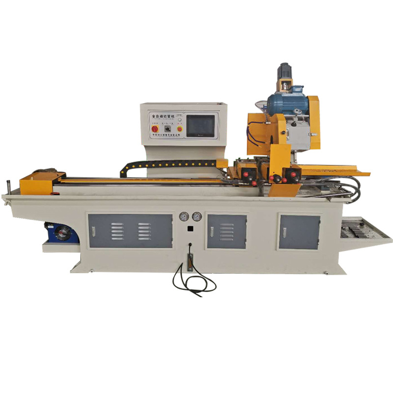 全自动切管机425横向伺服送料液压数控圆锯切管机管材无毛刺高速