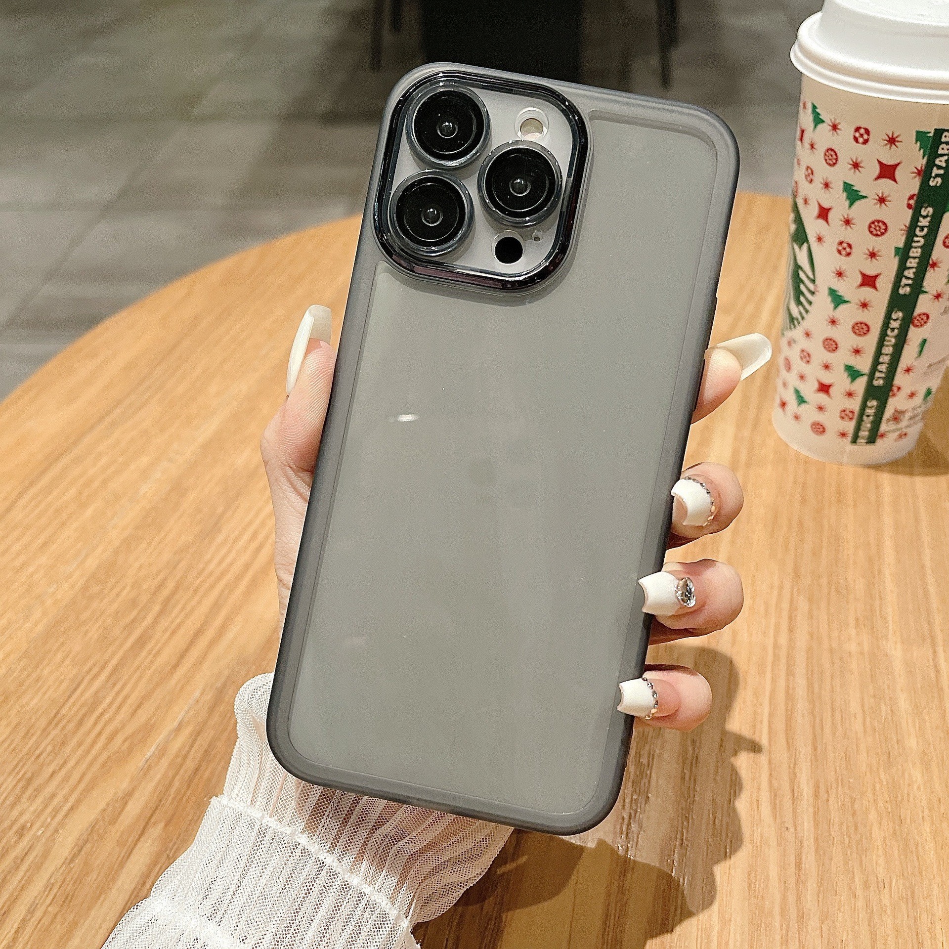 适用小米civi4pro手机壳红米turbo3纯色透明tpu全包13