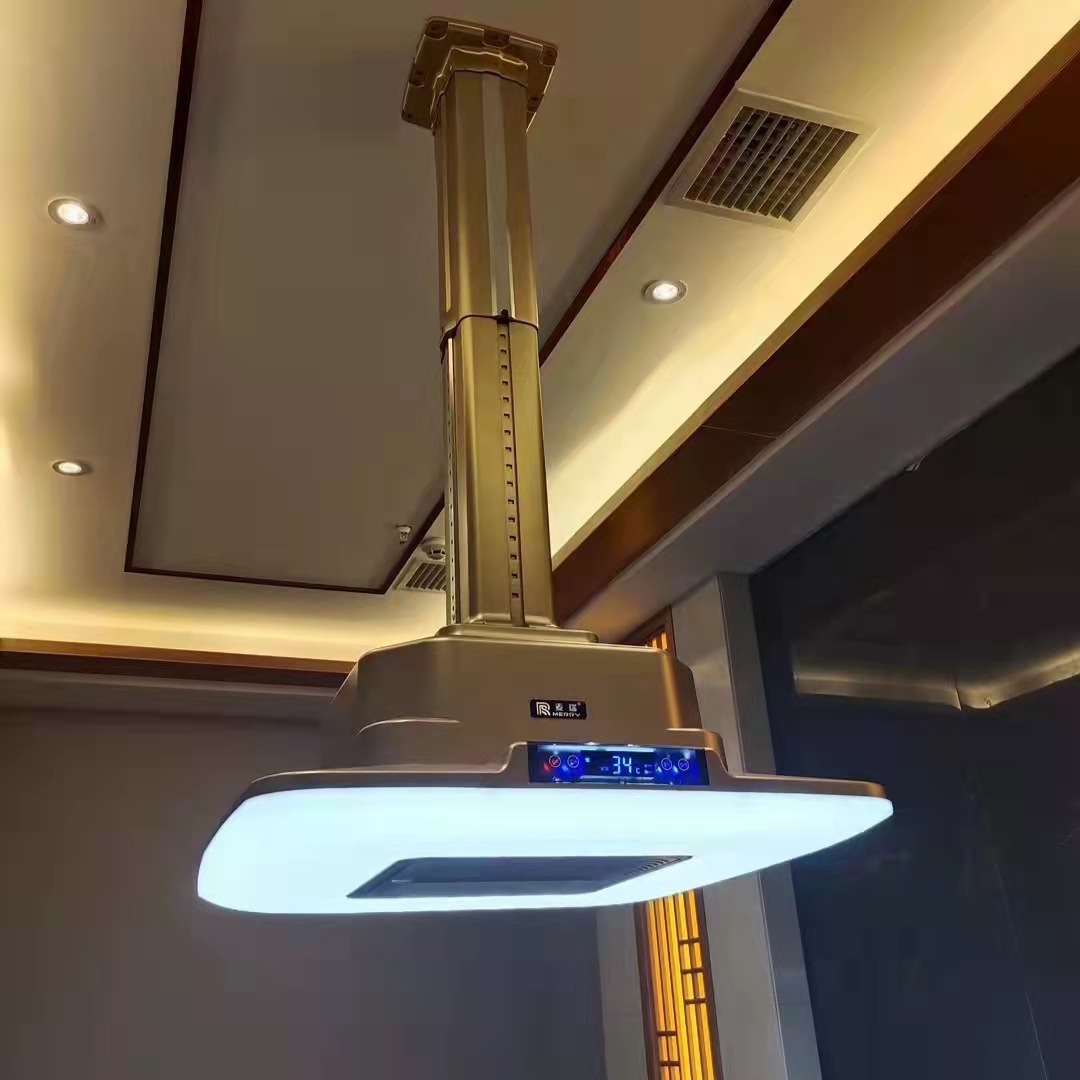 麻将机吸烟灯棋牌室空气净化器家用麻将净化灯全自动麻将馆抽烟机