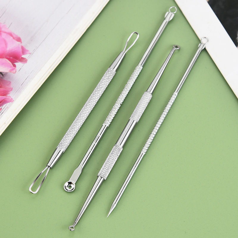 Manicure Set Pack Acne Needle Set Double-Headed Double-Pressure Acne Needle Beauty Needle Nail Art Acne Removal