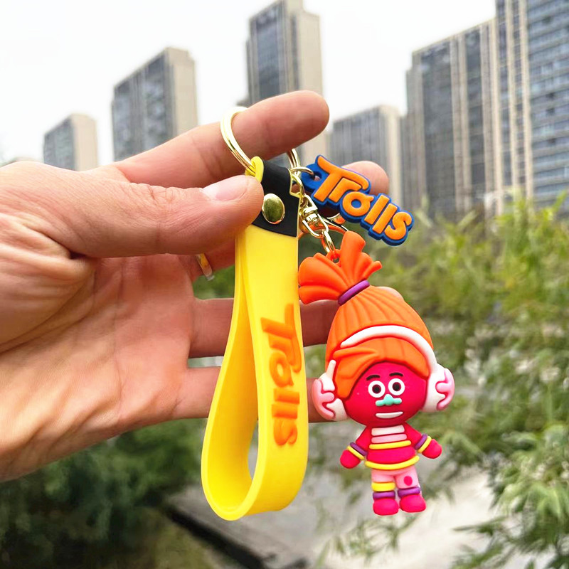 Cross-Border Hot Selling Magic Elf Silicone Doll Keychain Pendant Couple Bags Car Doll Ornaments Small Gift