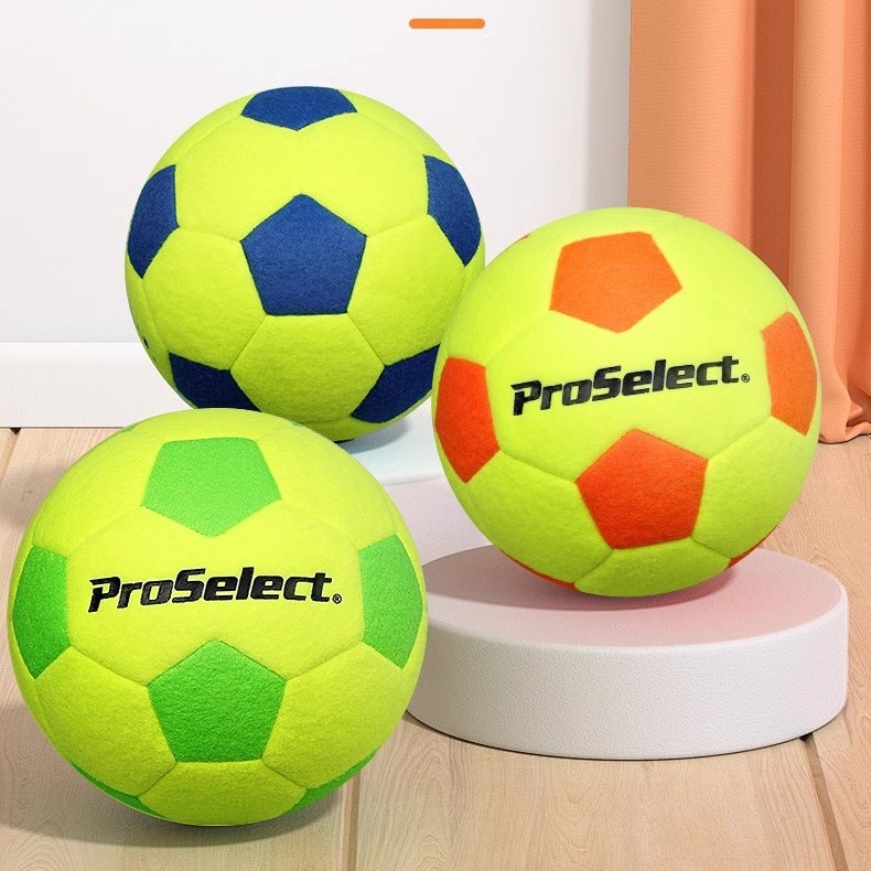 室内静音足球柔软毛毡儿童足球5号球幼儿园玩具足球定制加工