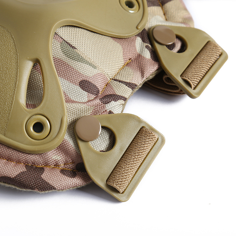 战术护膝护肘护具套装 军版 软壳战术训练护膝cs作战户外骑行攀岩