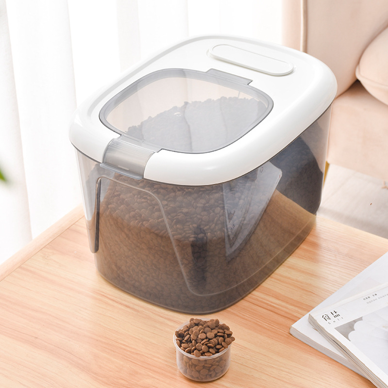 Rice Bucket Household Insect-Proof Moisture-Proof Sealed Rice Bucket Flour Flip Rice Storage Box Rice Bin Cereals Rice Storage Box