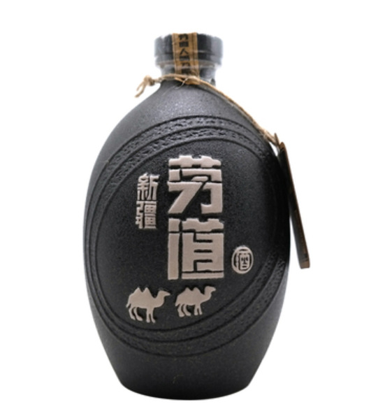 一箱也发货 新疆黑陶劳道粮食白酒浓香型52度500ml*10瓶/箱包邮