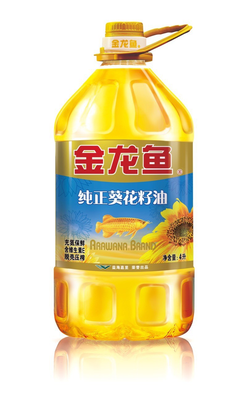 金龙鱼纯正葵花籽食用油4升