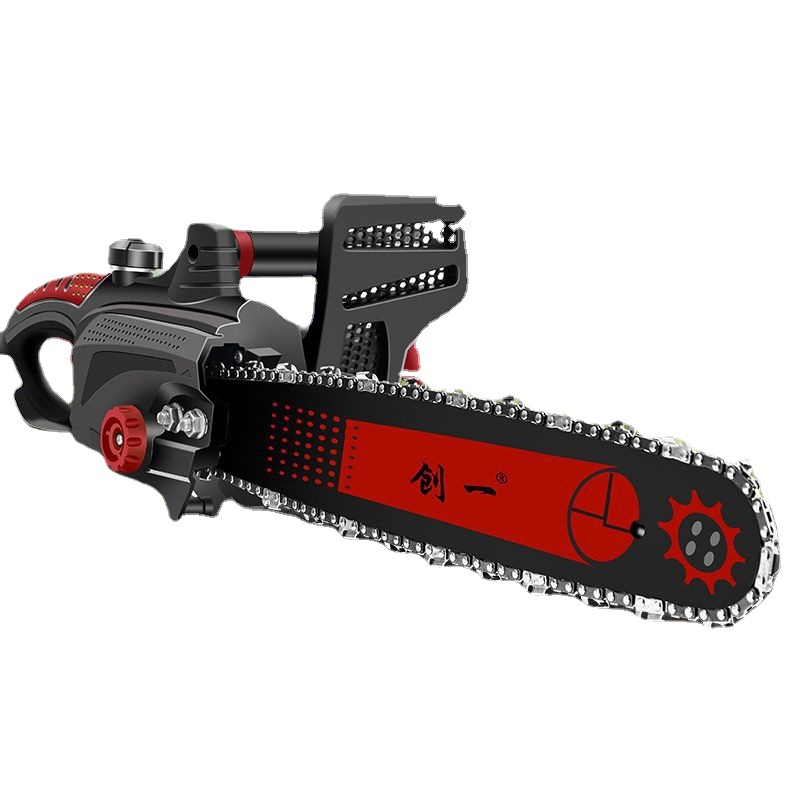 电锯插电220v有线电锯劈柴神器家用伐木锯伐木砍树插电式 图片_高清