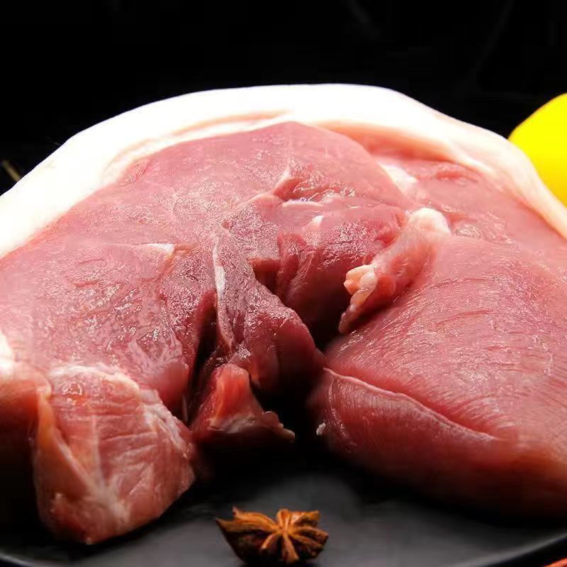 带皮后腿肉新鲜猪肉散养土猪肉猪肉整块批发-阿里巴巴