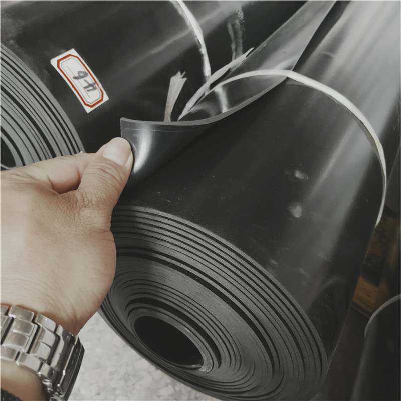 橡胶垫黑色工业橡胶板减震3mm5mm耐磨10kv高压绝缘胶皮配电房地垫
