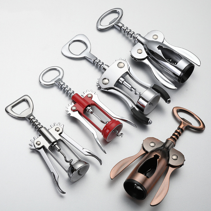 Wine Corkscrew Qi Beer Screwdriver Multi-Functional Wine Wine Opener Tool Merchant Home Gift Box Set Delivery