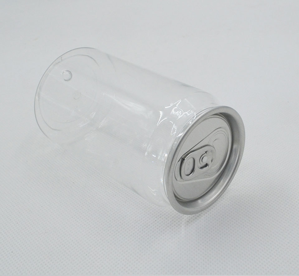 易拉罐封口瓶pet 加厚透明塑料果汁 奶茶店定制封罐机饮料瓶定做