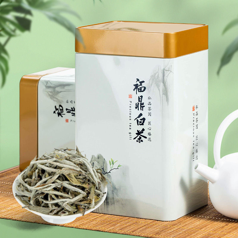 白毫银针茶叶福建散茶明前福鼎荒野白茶新茶礼盒装送礼-阿里巴巴