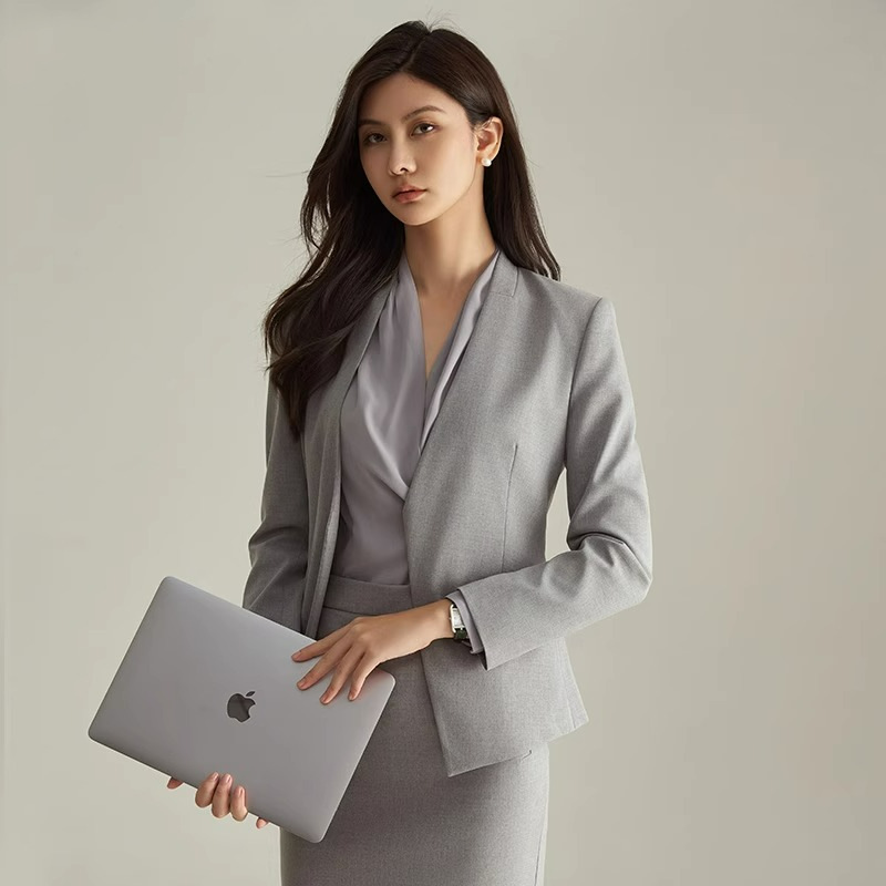 高级感女高端西装套装正装气质女士冬季西装套装春秋西服套装女冬