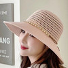 lady summer Visor fashion Versatile Fisherman hat Foldable Sunscreen hat Hollow Beach hat